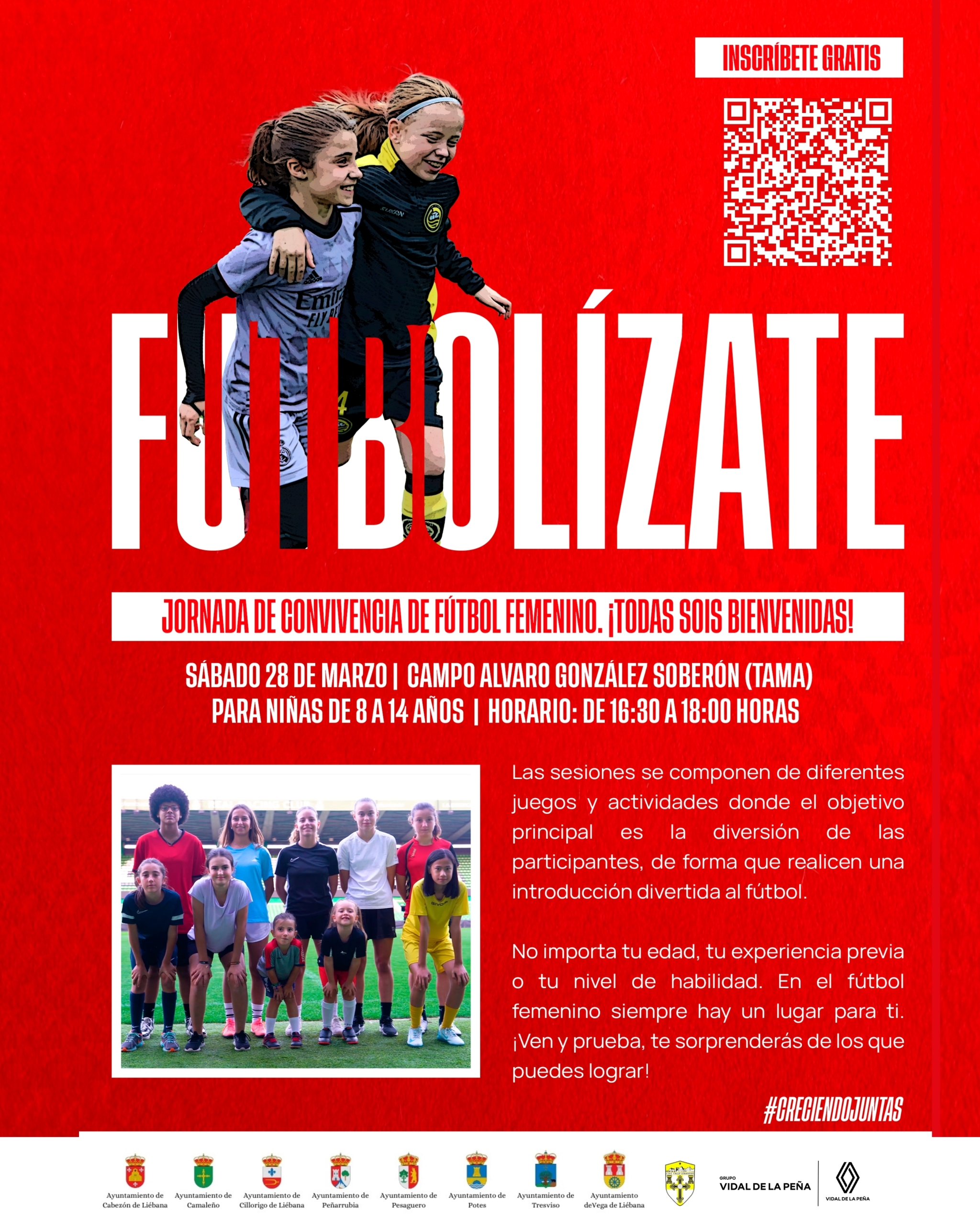 FUTBOLIZATE. JORNADA DE CONVIVENCIA DE FUTBOL FEMENINO