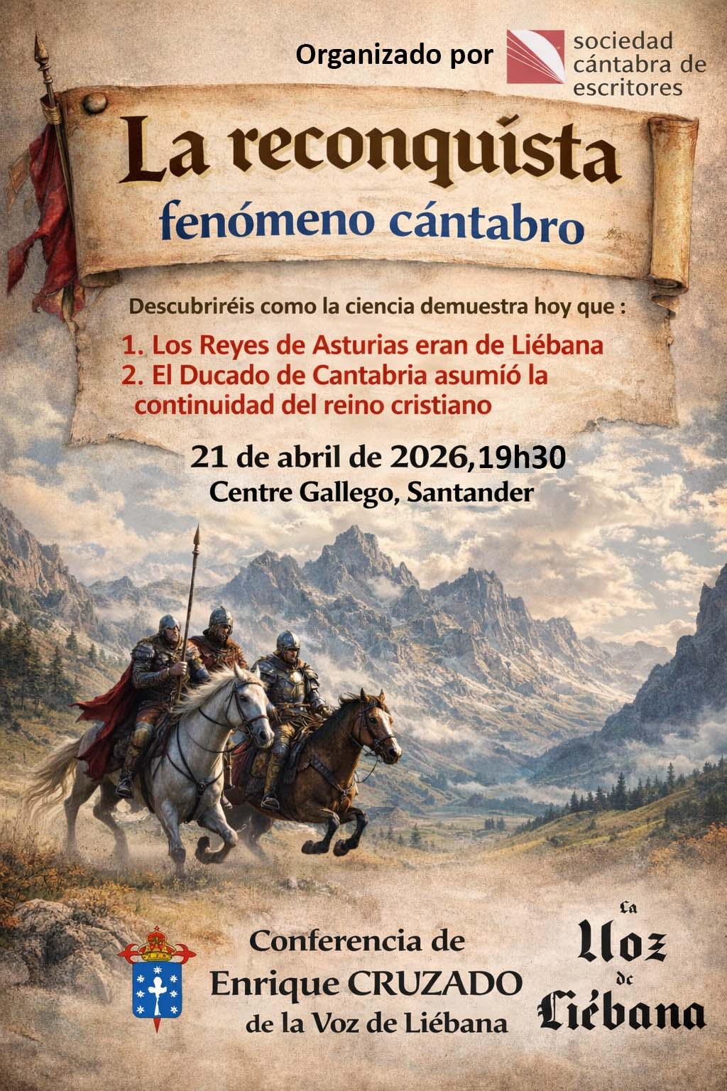 CONFERENCIA: LA RECONQUISTA FENÓMENO CÁNTABRO